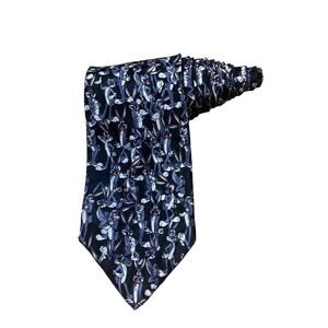 Vintage Looney Tunes Mania Bugs Bunny All Over APO Novelty Necktie 1996 Silk